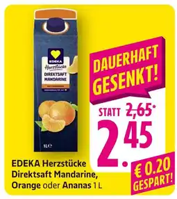 Edeka Edeka herzstücke direktsaft mandarine Angebot