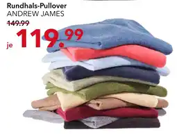 Peek & Cloppenburg Hamburg Andrew james rundhals-pullover Angebot