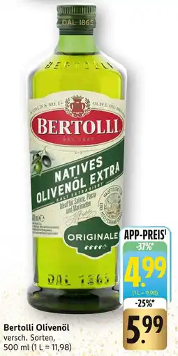 Edeka Bertolli natives olivenöl extra originale Angebot