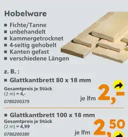 Globus Baumarkt Glattkantbrett Angebot