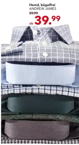 Peek & Cloppenburg Hamburg Andrew james hemd, bügelfrei Angebot