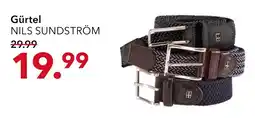 Peek & Cloppenburg Hamburg Nils sundström gürtel Angebot