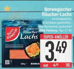 Edeka Gut & günstig norwegischer räucher-lachs Angebot
