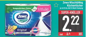 Edeka Zewa wisch&weg küchentücher Angebot