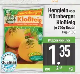 Edeka Henglein nürnberger kloßteig Angebot