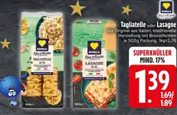 Edeka Edeka herzstücke tagliatelle Angebot