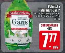 Edeka Krakauerland polnische hafermast-gans Angebot