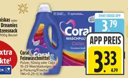 Edeka Coral feinwaschmittel Angebot