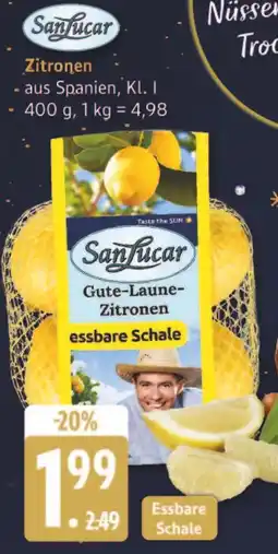 Marktkauf Sanlucar zitronen Angebot