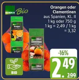 Marktkauf Edeka bio orangen Angebot