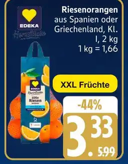 Marktkauf Edeka riesenorangen Angebot