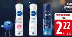 Edeka Nivea fresh flower deospray Angebot