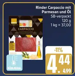 Marktkauf Edeka rinder carpaccio mit parmesan und öl Angebot