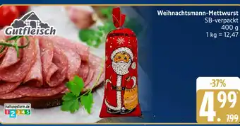 Marktkauf Gutfleisch weihnachtsmann-mettwurst Angebot