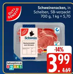 Marktkauf Gut & günstig schweinenacken Angebot