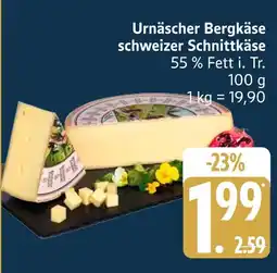 Marktkauf Urnäscher bergkäse schweizer schnittkäse Angebot