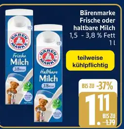 Marktkauf Bärenmarke frische milch Angebot