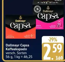 Marktkauf Dallmayr capsa kaffeekapseln Angebot