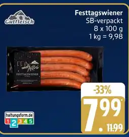 Marktkauf Gutfleisch festtagswiener Angebot