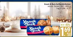 Marktkauf Knack & back aufbackbrötchen Angebot