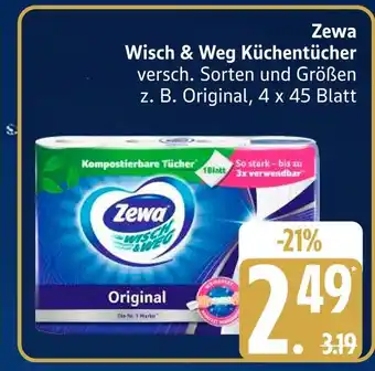 Marktkauf Zewa wisch & weg küchentücher original Angebot