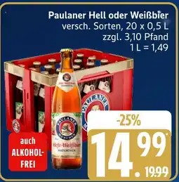 Marktkauf Paulaner hell Angebot