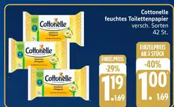 Marktkauf Cottonelle feuchtes toilettenpapier Angebot