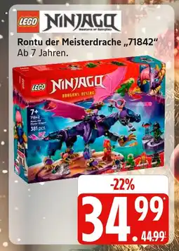 Marktkauf Lego ninjago rontu der meisterdrache 71842 Angebot