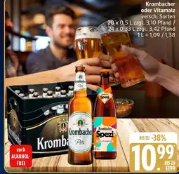 Marktkauf Krombacher krombacher oder vitamalz Angebot