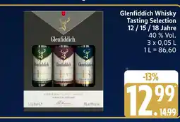 Marktkauf Glenfiddich whisky tasting selection 12 / 15 / 18 jahre Angebot
