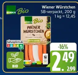 Marktkauf Edeka bio wiener würstchen Angebot