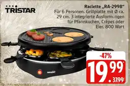 Marktkauf Tristar raclette ra-2998 Angebot
