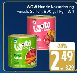 Marktkauf Wow hunde nassnahrung rind adult Angebot