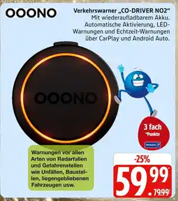Marktkauf Ooono verkehrswarner co-driver no2 Angebot