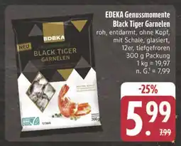 E-Center Edeka genussmomente black tiger garnelen Angebot