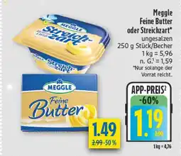 diska Meggle feine butter Angebot