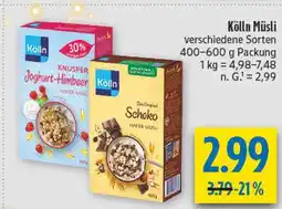 diska Kölln knusper joghurt-himbeer hafer-müsli Angebot