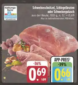 E-Center Schweineschnitzel Angebot