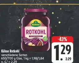 E-Center Kühne rotkohl Angebot