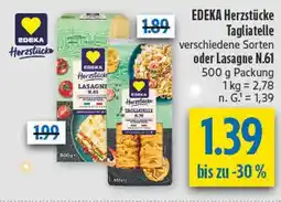 diska Edeka herzstücke lasagne n.61 Angebot