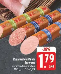 E-Center Rügenwalder mühle teewurst Angebot