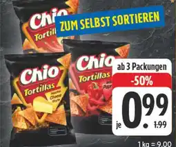 E-Center Chio tortillas nacho cheese style Angebot