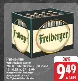 E-Center Freiberger bier Angebot