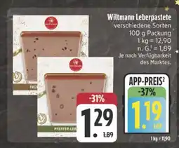 E-Center Wittmann trüffel-leberpastete Angebot