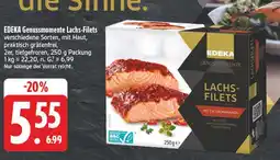E-Center Edeka genussmomente lachs-filets Angebot