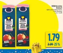 diska Edeka herzstücke direktsaft apfel johannisbeer kirsch Angebot