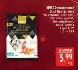 Marktkauf Edeka genussmomente black tiger garnelen Angebot