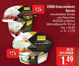 Marktkauf Edeka genussmomente burrata Angebot