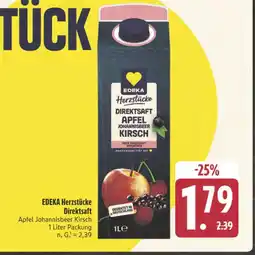 E-Center Edeka herzstücke direktsaft apfel johannisbeer kirsch Angebot
