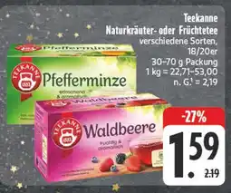 E-Center Teekanne pfefferminze Angebot